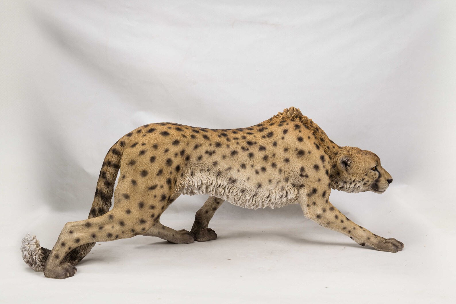 Prowling Cheetah Realistic Animal Statue for Garden Decor Etsy