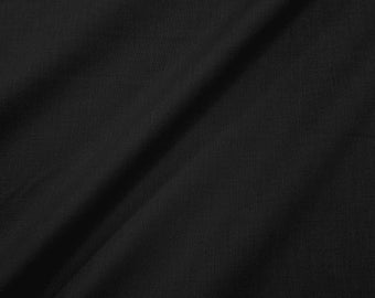Fabric by the metre cotton fabric flag cloth black