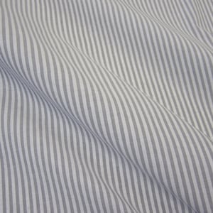 fabric cotton fabric gray white stripes striped 4