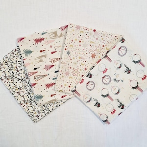 Fabric package Christmas &quot;Cream&quot; Advent calendar patchwork 50 cm x 70 cm