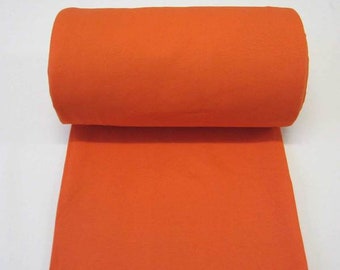 Cuff fabric Jersey tubular orange Ökotex