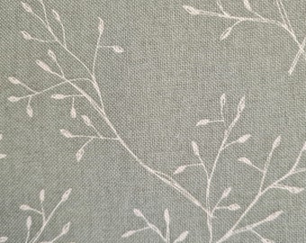 Fabric by the meter Cotton easy to care for "twigs sage"