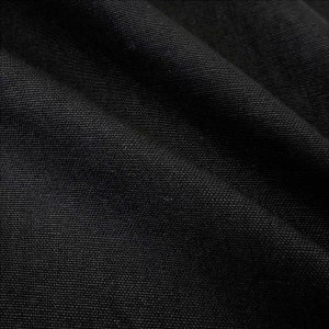Fabric Cotton Sold by the Meter Panama Canvas Black