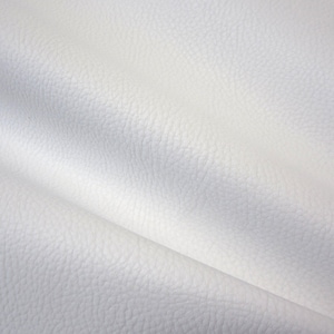 Sold by the meter Artificial leather Nappa white furniture cover