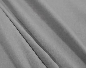 Fabric by the meter, cotton fabric, flag cloth, grey