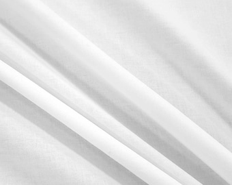 Fabric by the meter cotton fabric bunting white