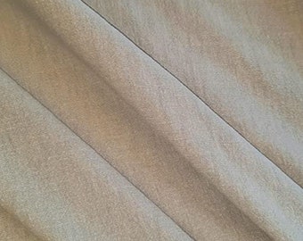 Tissu au mètre 100% lin beige sable lavé à la pierre