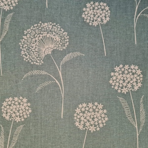 Fabric by the meter cotton easy-care &quot;Dandelion&quot; dandelion sage green