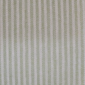 Tela de algodón de fácil cuidado &quot;Dobby&quot; rayas anís/verde natural tejida en forma de espiga