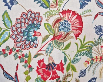 Tela por metro, algodón "Altesse" multicolor floral provenzal 0.5