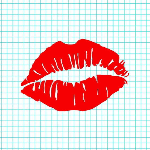 Download Lips svg Lips silhouette Kiss svg Kiss cricut Kiss | Etsy