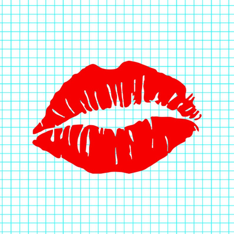 Download Lips svg Lips silhouette Kiss svg Kiss cricut Kiss | Etsy