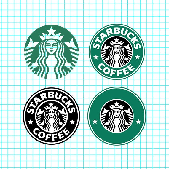 Starbucks Logo Svg Files Starbucks Dxf Cutting Files Etsy