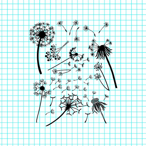 Download St3 Png Dxf Eps Flower Cricut Files Sale Dandelion Svg Cut Files Summer Silhouette Svg Dandelion Clipart Files Paper Party Kids Craft Supplies Tools