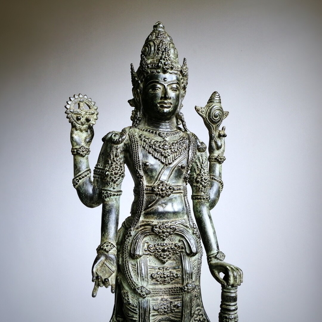 Large Vishnu Statue Etsy