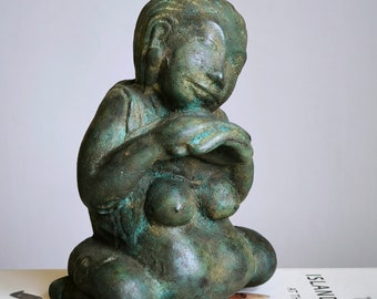 Vintage woman statue
