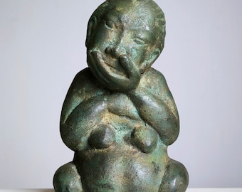 Vintage woman statue