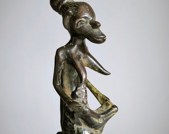Vintage woman statue