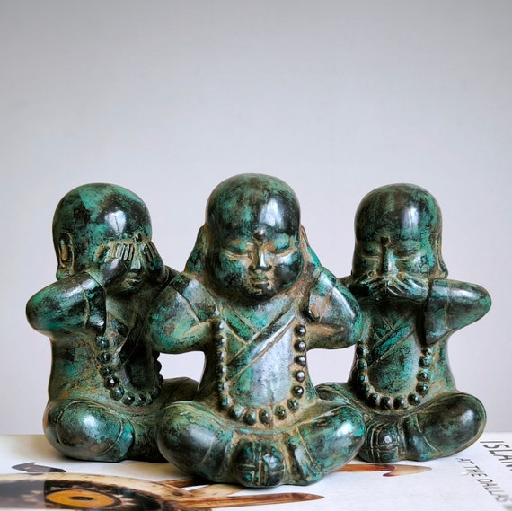 3体セット、小さな仏像、2 - Etsy 日本