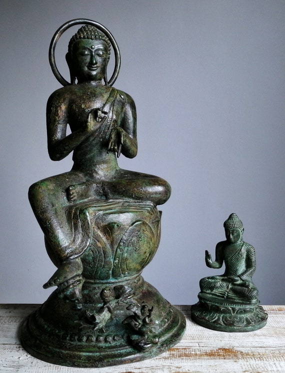 ブロンズ仏像 - Etsy 日本