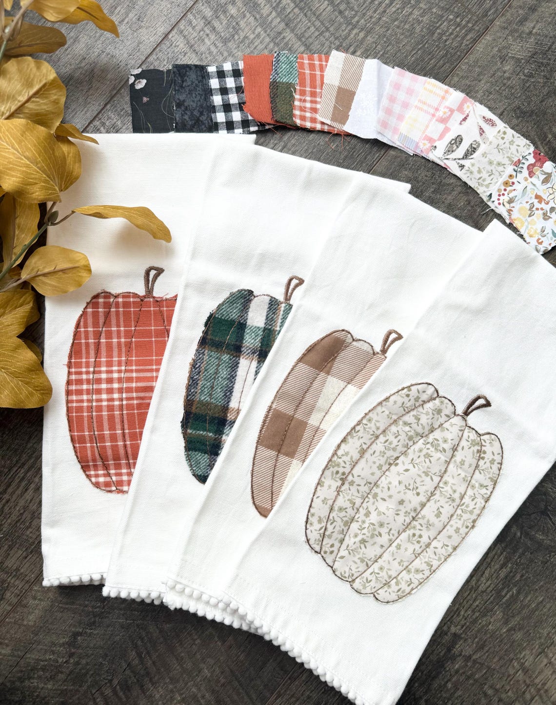 Pumpkin Tea Towel, Fall Tea Towel, Pumpkin Flour Sack Tea Towel, Hello ...