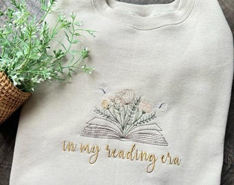 In My reading era  Sweatshirt, book lover gift, reading sweatshirt, Gift For Fan Girl, gifts for her, reading lover gift