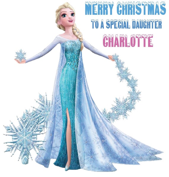 NAME 1st 2nd 3rd 4th Personalised Frozen Princess Elsa Birthday Card ANY AGE