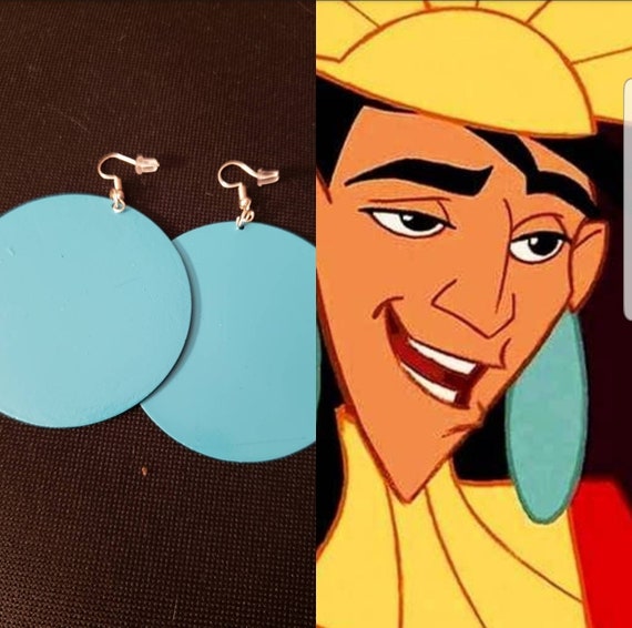 Kuzco Earrings, the Emperor's New Groove, Kuzco Cosplay, the Emperor's New  Groove Earrings, Kuzco Costume Accessories, Yzma Earrings 