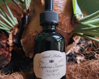 Euphoria Tincture, Blue Lotus, Damiana & Mugwort Blend, 2oz