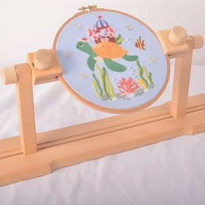 360 Degree Rotatable, Adjustable Embroidery Hoop Stand cross Stitch  Embroidery Frame Craft,needlework,art Sewing,stitch-workfree Shipping 