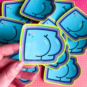 BUTT STICKER (water-resistant)