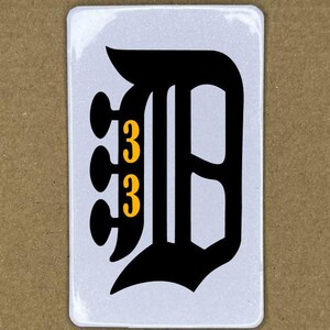 Magnet &quot;B&quot; Billy Detroit Style 33 | Printed Magnet| Billy Lot | Strings Fan Art