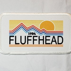 Fluffhead 1984 printed Patch | Iron or stitch | Gift | Jean Hat Patch | Washable| Fan Art