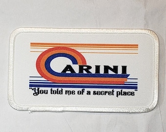 Carini Retro Patch | Iron-On or Sew-On Fan Art