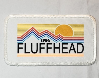 Fluffhead 1984 printed Patch | Iron or stitch | Gift | Jean Hat Patch | Washable| Fan Art