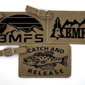 BMFS Luggage Tag | Laser Engraved | BMFS Fan Art Lot | Pick one