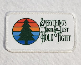 Everything's Right Printed Patch, Iron On or Stitch, Phan Art