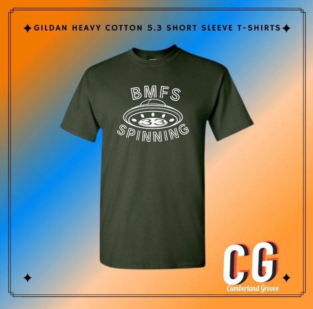 Spinning UFO BMFS 33 Shirt Bluegrass Billy Inspired Fan Art Strings 33