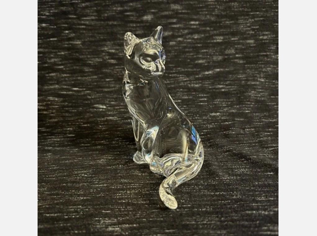 Lenox Crystal Cat - Etsy