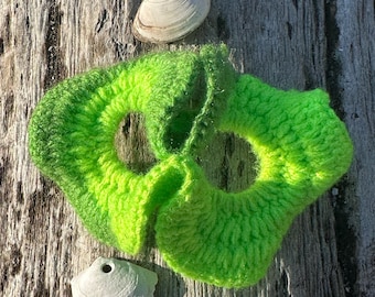 Neon Green Scrunchie
