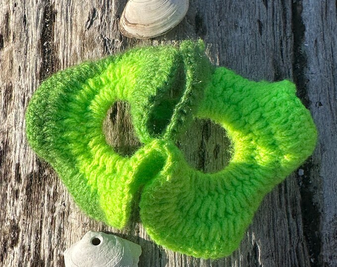 Neon Green Scrunchie