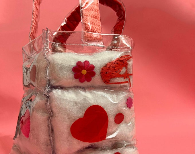 Puffer Vinyl Tote