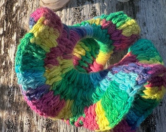 Rainbow Scrunchie