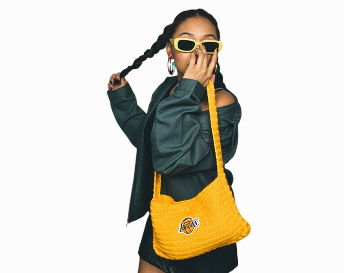 Lakers Crochet Bag