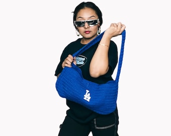 Dodgers Crochet Bag