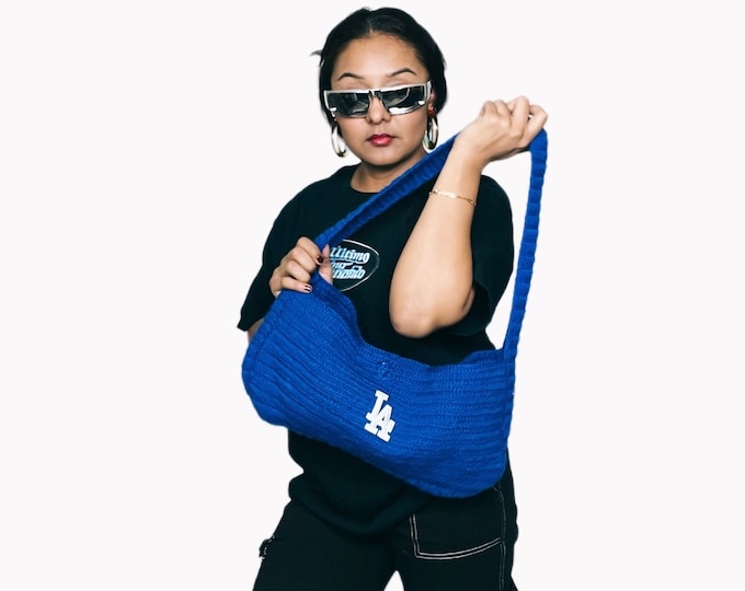 Dodgers Crochet Bag