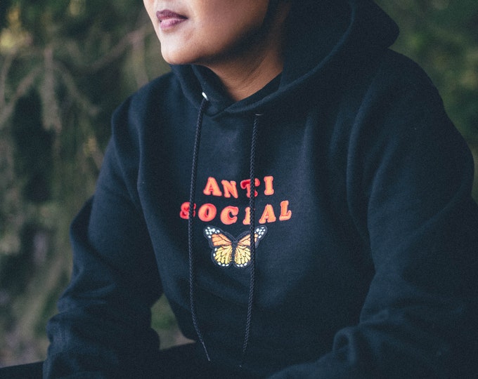 ANTIS0CIAL BUTTERFLY Hoodie
