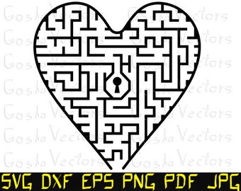 Free Free Heart Maze Svg 213 SVG PNG EPS DXF File