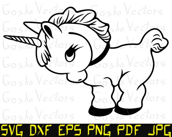 Download Unicorn Svg Unicorn Dxf Unicorn Clipart Baby Unicorn Svg Etsy