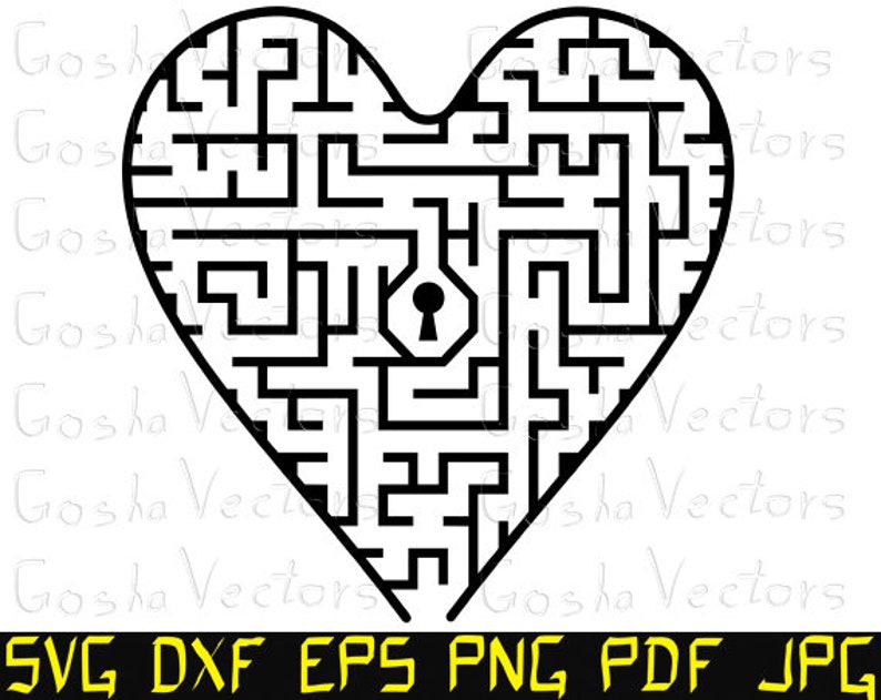 Free Free Heart Maze Svg 124 SVG PNG EPS DXF File